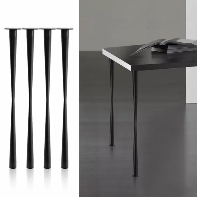 4 x Metal/Steel/ table/bench legs tip toe screws  various colours  ##  71CM