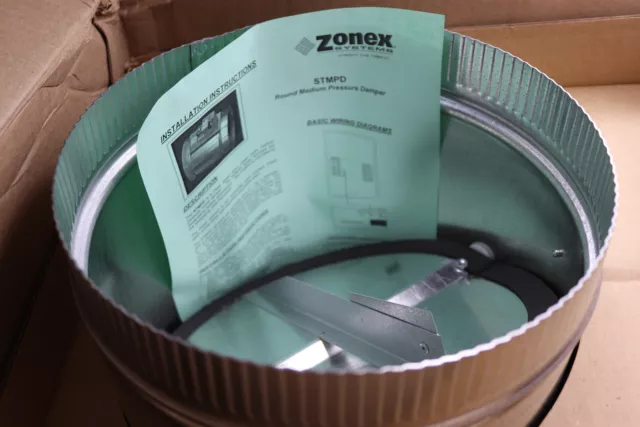 Zonex Systems Modulating Supply Air Zone Damper 10" Round STMPD10
