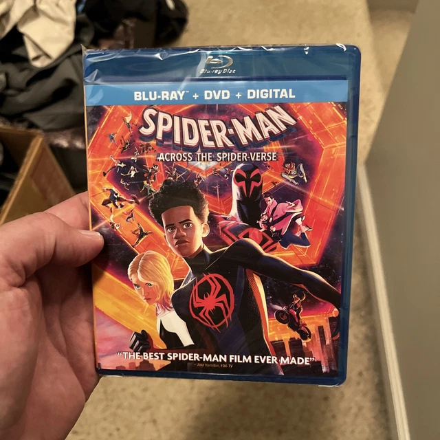 Spider-Man: Across the Spider-Verse (Blu-ray + DVD + Digital 2023) New Sealed