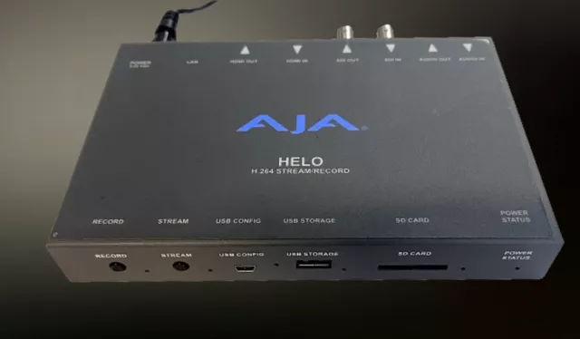AJA Helo H.264 Streamer and Recorder