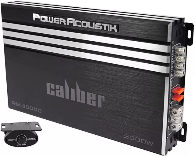 Power Acoustik Re1-3000D 1 Ch Class D Monoblock Car Audio Amp Sub Amplifier 3000