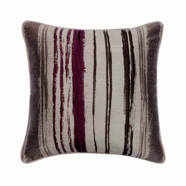 Sofa Cushion Cover Purple 16"x16", Home Decor Silk Fabric - Berry Martini