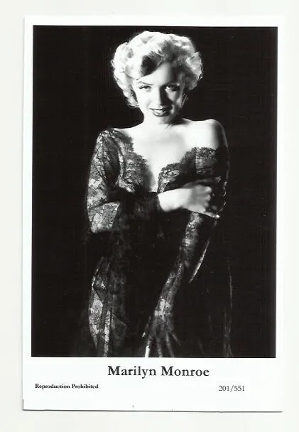(Bx28) Marilyn Monroe Swiftsure Photo Postcard (201/551) Filmstar Pin Up Glamor