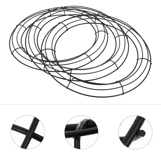 Metall Ringe für Handwerk Grün Runde Draht Kranz Runde Draht Kranz