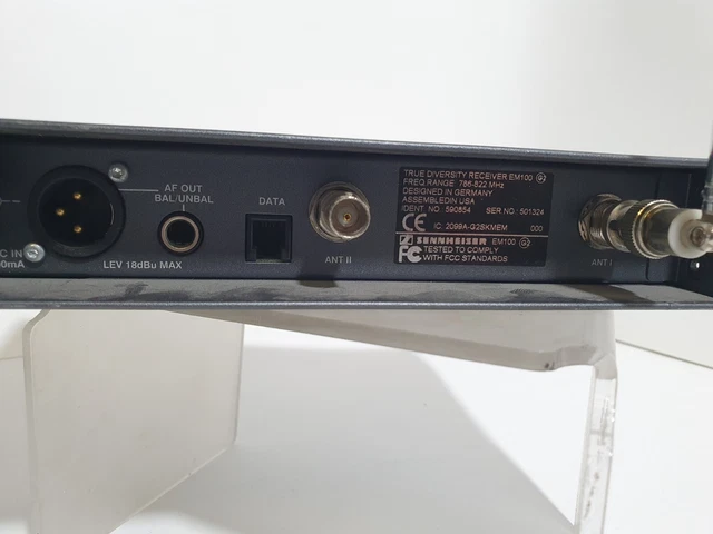 Sennheiser diversity receiver EW100 G2 EM100 786-822 Mhz ricevitore wireless #02 4
