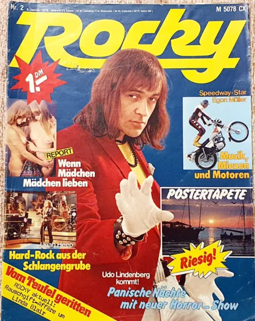 ROCKY - Nr.2/1978 - komplett - Uriah Heep, Elvis Presley, Emerson, Lake & Palmer