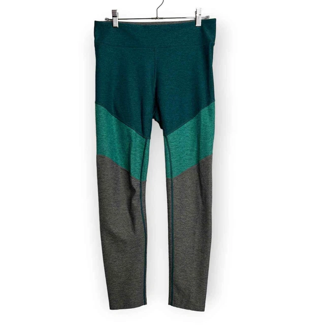 Outdoor Voices 7/8 Warm Up Leggings Womens L Green Gray Yoga Pants