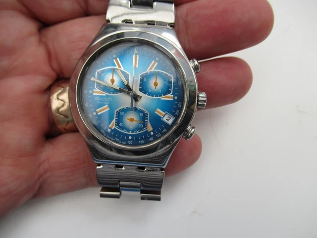 NIXON Orologio Uomo Cronografo In Acciaio Inox, Cinturino In Pelle, Impermeabile 100m