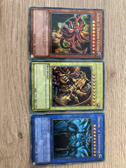 carte yu gi oh Les 3 Dieux Égyptien