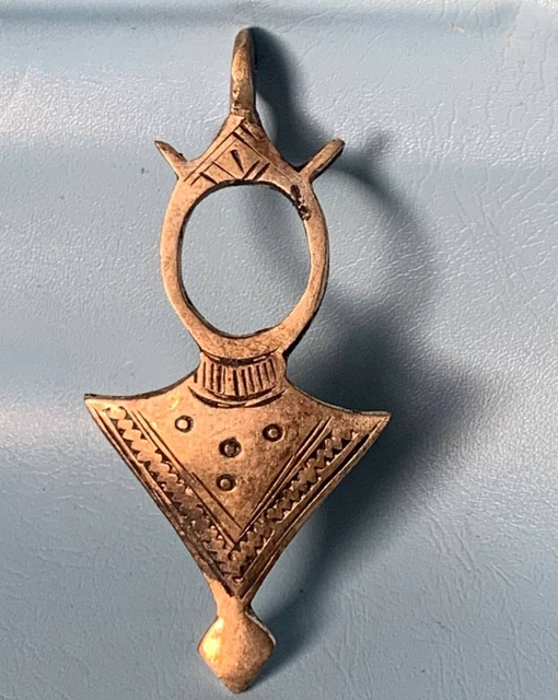 Very Old Rare Ancient Viking Amulet Silvered Artefact Authentic Stunning