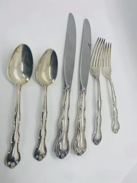 Gorham sterling silver flatware set Knives, Forks, Spoons