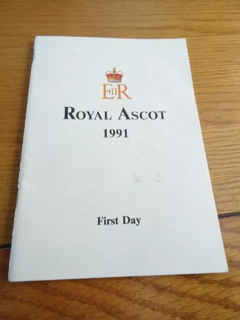 Royal Ascot Race Card First Day - June 18th 1991