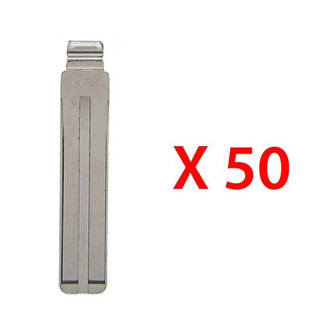 New Remote Flip Key Blade Blank Uncut Insert Replacement for Kia (50 Pack)