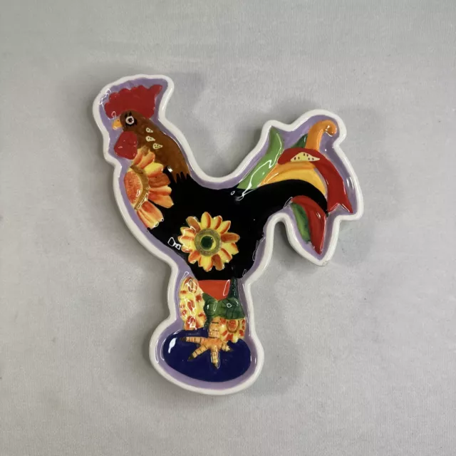 VINTAGE POULTRY IN MOTION SHARON NEUHAUS Sunny Side Up SPOON REST PLATE