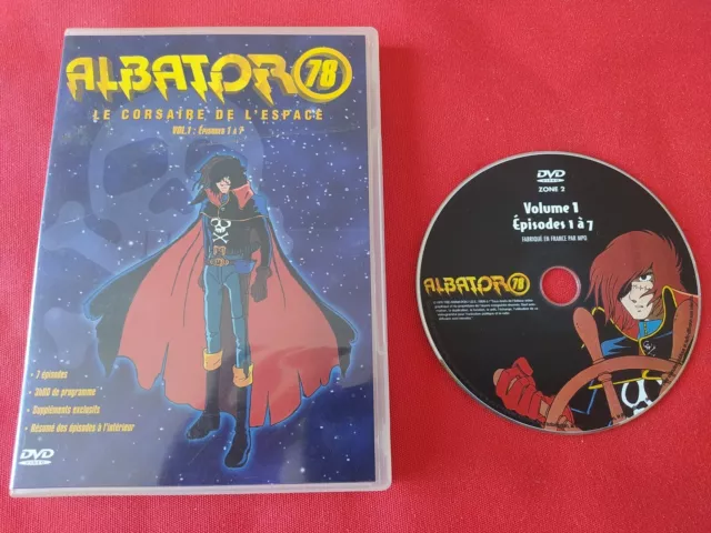 Albator 78 El Corsario De ESPACIO Vol.1 Episodios 1A 7 DVD Pal FR