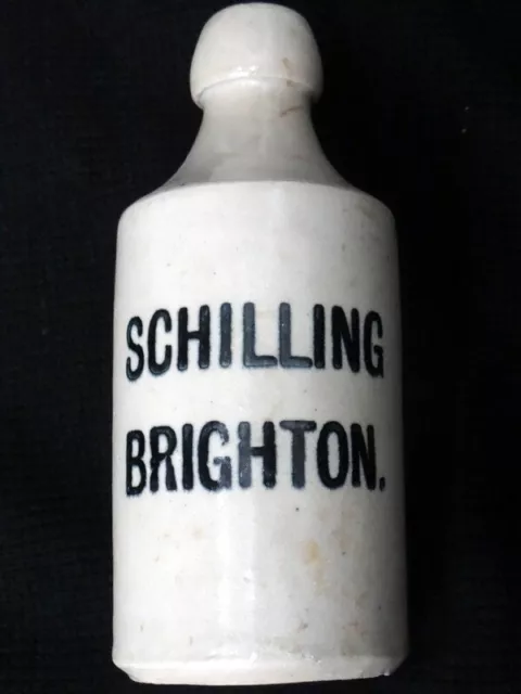 Vintage Schilling Ginger Beer Bottle, Brighton.