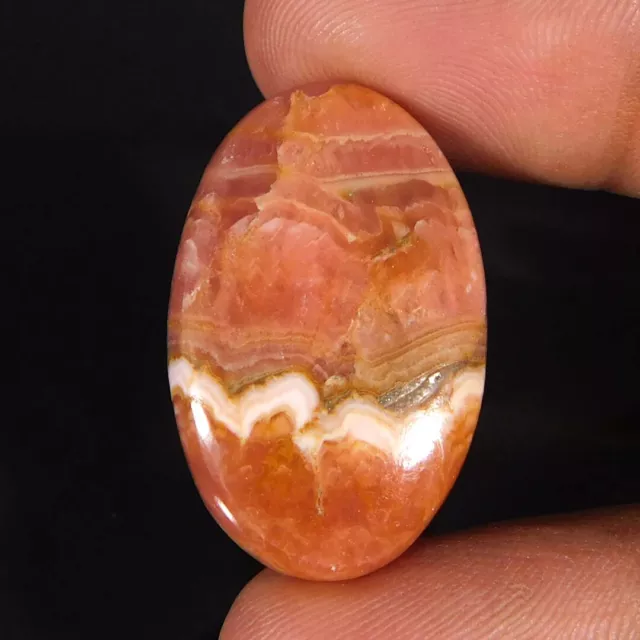 RED Rhodochrosite 100% Natural Unique Oval Cabochon 38.00Cts. Loose Gemstone