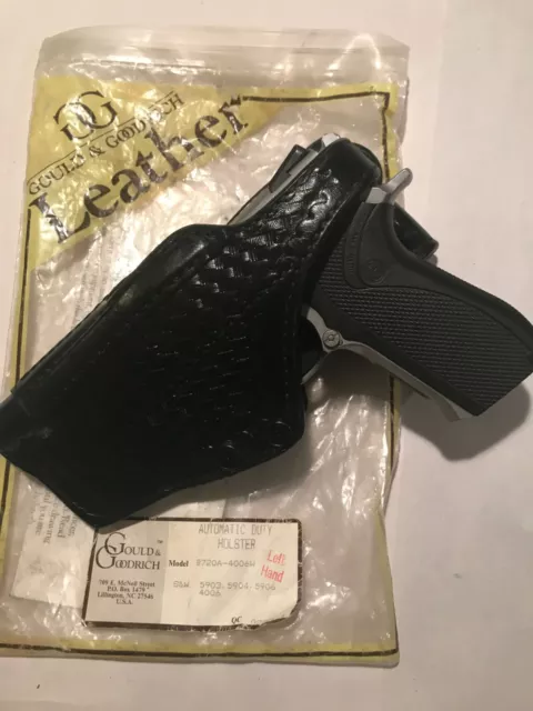 Gould and Goodrich Duty Holster Model B720A LH   for Smith and Wesson 4006
