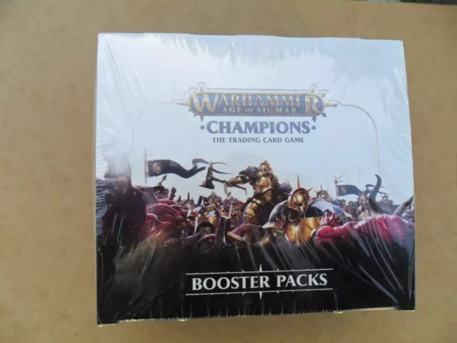 Warhammer Age of Sigmar: Champions (TCG) - Display (24 Booster Packs) - neu