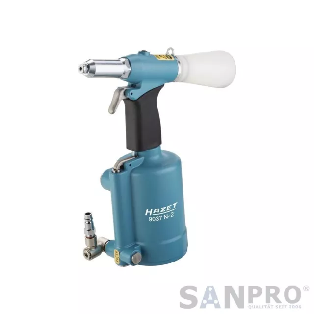 Remachadora ciega de aire comprimido HAZET 9037N-2 - 14700 N - 3-6,4 mm