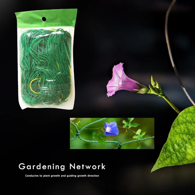GARDEN PLANTS CLIMBING Netting Nylon Morning Glory Flower Vine Support ...