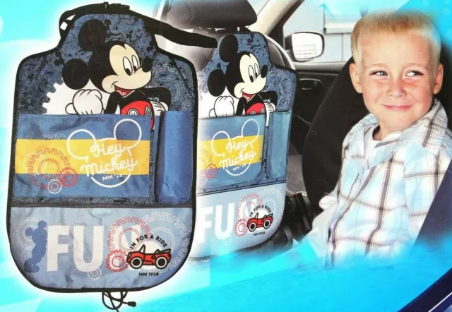 Sac Siège de Jouet Arrière Voiture Organiseur Disney Mickey Souris 40x60