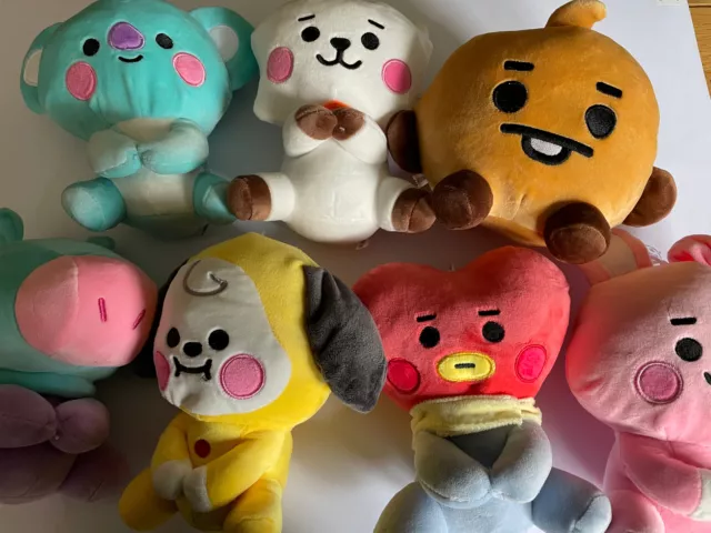 BTS Small Character Plushies 20CM / 8INCH tall  BT21 KPOP