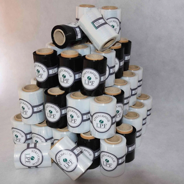 40 Rolls Mini Stretch Film Bundle Stretch Film Hand Stretch Film 100 Mm 23 µm With 150 M - Foto 9