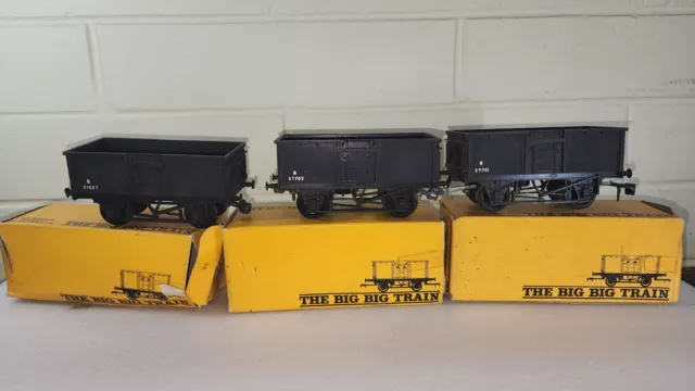 O gauge Big Big train 16t Mineral wagon in original boxes