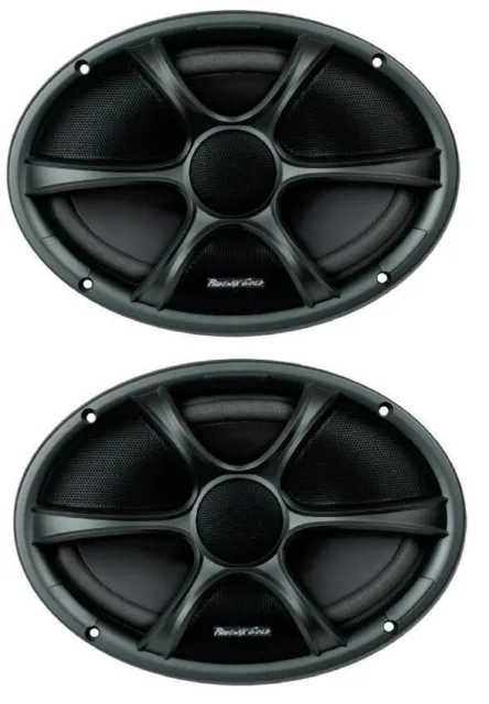 Phoenix Gold RX46CX 6"X4"POWER 2 Way Coaxial Car Speakers 80w 1 Pair inc grilles