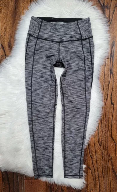 Victorias Secret VSX Sport Knockout Tight Leggings Women's Medium Gray/Black