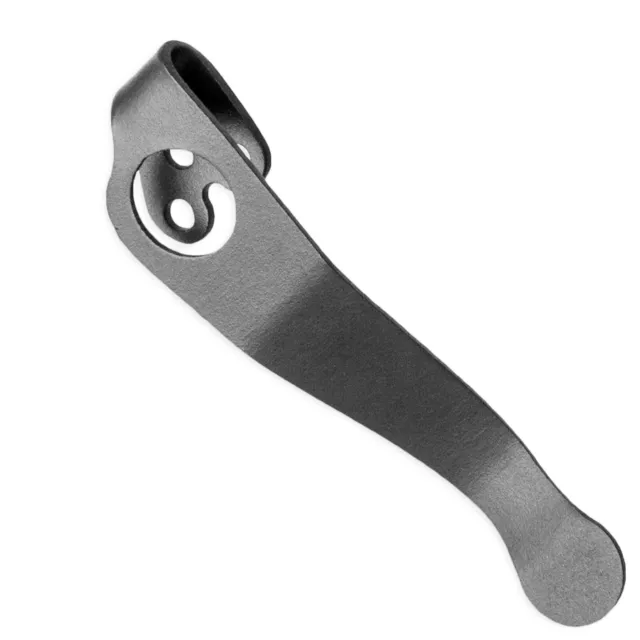 Lightweight Titanium Pocket Clip For Spyderco Paramilitary 2/Para 3/Manix 2 3