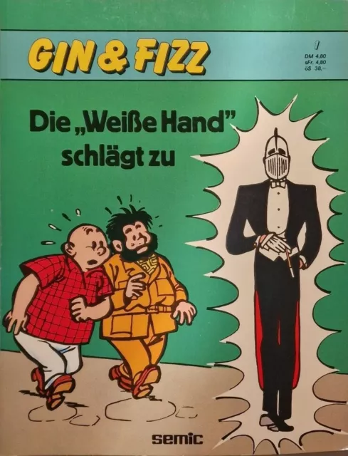 GIN & FIZZ (Harry + Platte) Band 1-6 vom Semic Verlag aus den Jahren 1982 - 1983