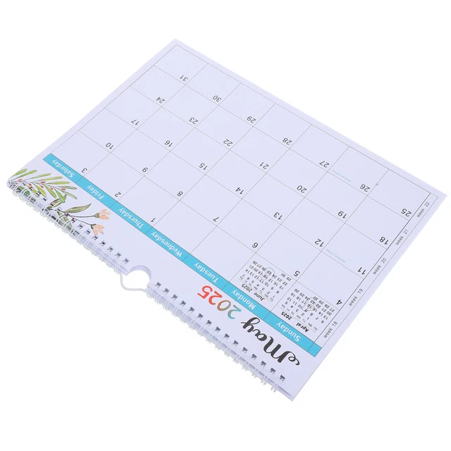 Calendrier Mural 18 Mois (janv 2025 - Juin 2026) - Format Familial, Avec Autocollants, 43.2 X [hauteur] Cm
