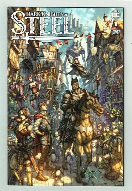 Dark Knights Of Steel #1 Midtown Exclusive Alan Quah Variant Cover NM CONDITION