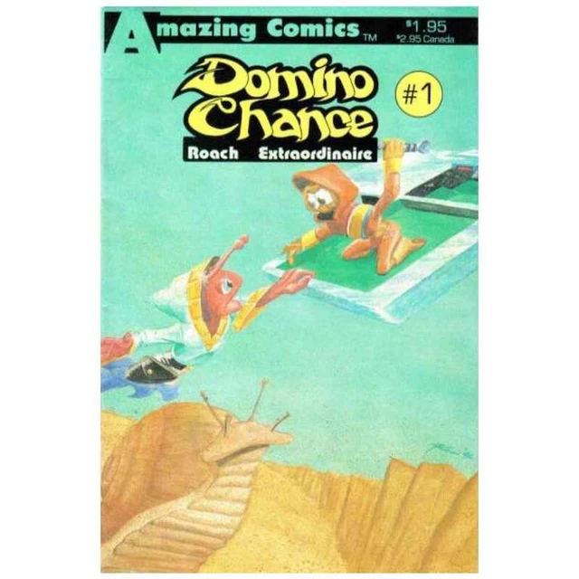 Domino Chance: Roach Extraordinaire #1 in Very Fine + condition. [v;