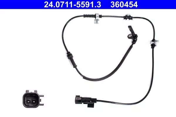 ATE (24.0711-5591.3) ABS Sensor, Drehzahlsensor für OPEL