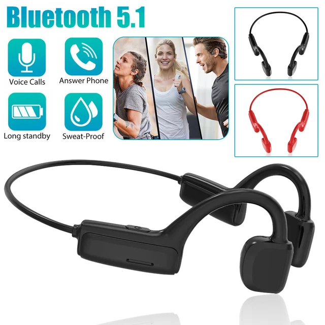 BONE CONDUCTION HEADPHONES Bluetooth 5.0 Wireless Earbuds Outdoor Sport