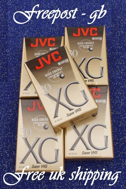 5 X JVC SE-C30 XG / EC-30 - Super Vhs-C (S-VHS-C) & Vhs-C Caméscope Cassettes