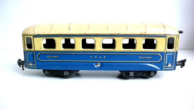 TRAINS JEP ÉCHELLE O VOITURE POSTALE À BOGIES TÔLE 193