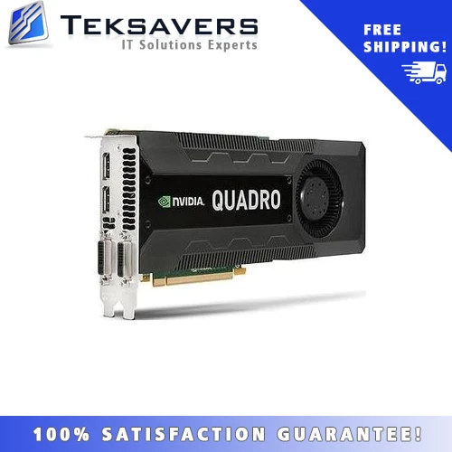 Nvidia Quadro K5000 4GB Dual DP1x DVI-I 1x DVI-D PCI-e Video Card