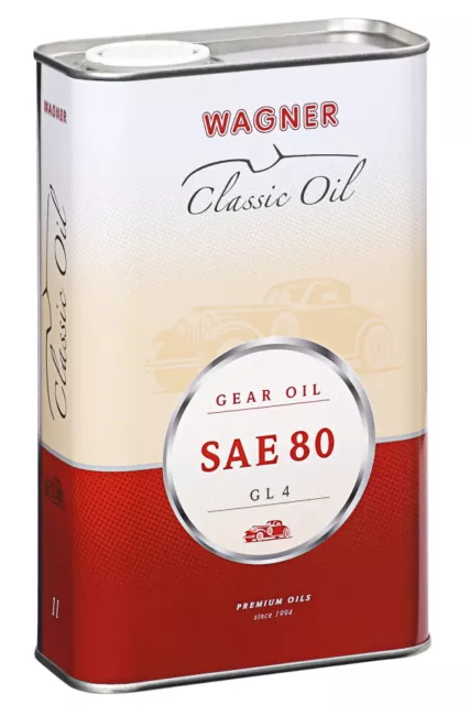 1 Liter WAGNER Classic Mehrzweck Getriebeöl SAE 80W API GL-4