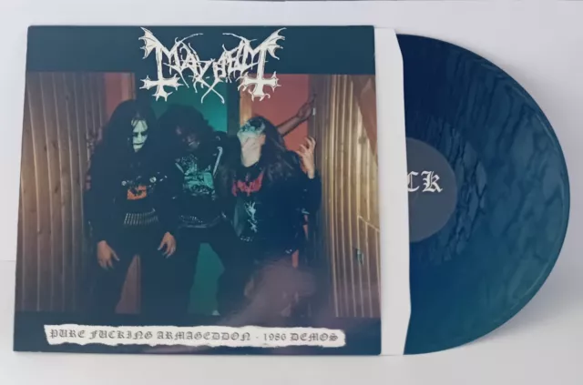 Mayhem Pure F*cking Armageddon 80s Demos Limited Edition Black Vinyl 1Burzum