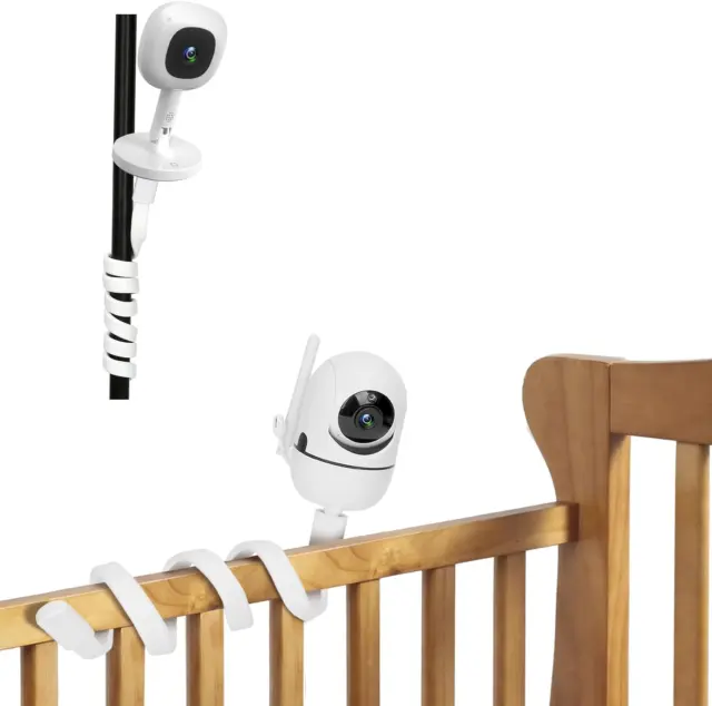 Blemil Baby Monitor Mount Compatible with BL9052/BL9052-2/HB40/HB66/HB6550  and Most Other Universal Baby Camera, Versatile Twist Mount Without Tools