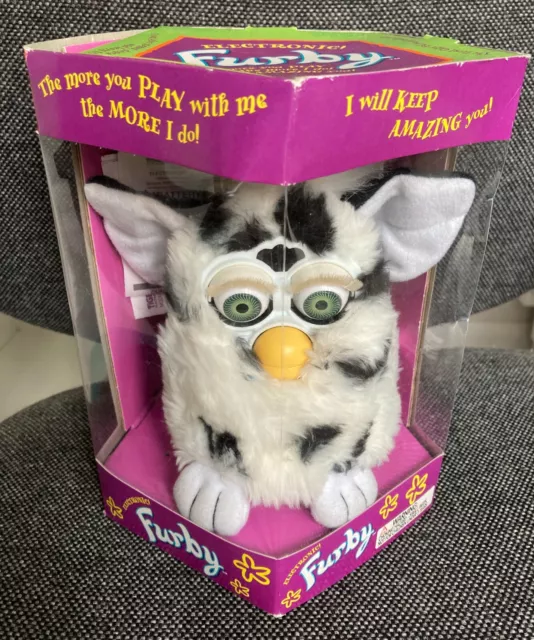 Original Vintage DALMATION FURBY 1999 original box / instructions (read desc')