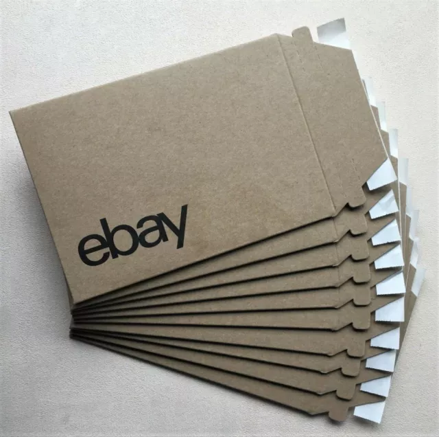 Lot of 10 eBay Branded 5” x 7” Paperboard Mailjacket Envelopes Free Shipping!!!