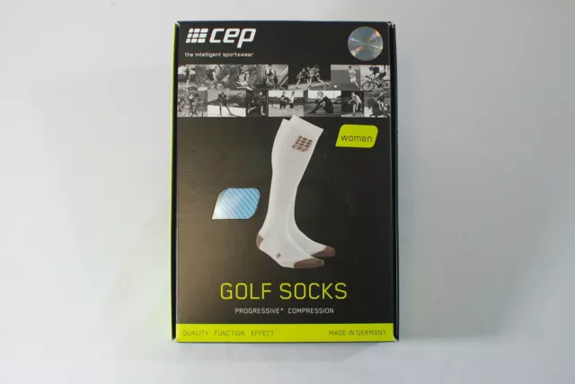 CEP Sportswear Womens Progressive+ Golf Socks Size III Medium Sky Blue