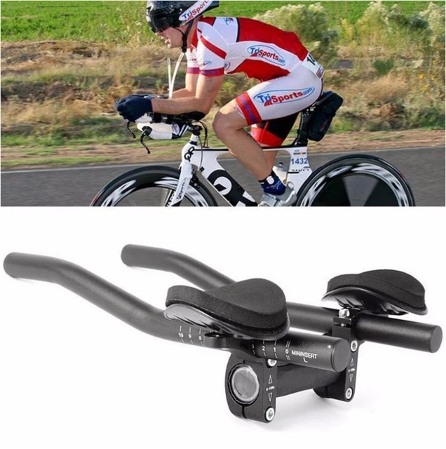 TRIATHLON BIKE ARM Rest Bar Road Bicycle Aero Bar Aluminum Alloy ...