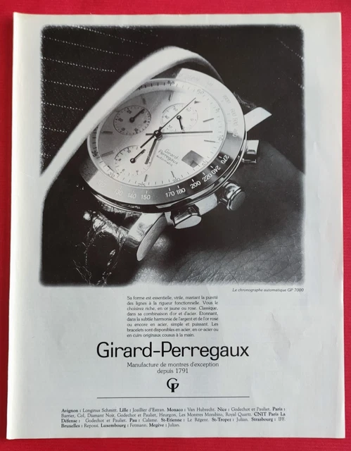 Montre Girard Perregaux Chronographe à Rattrapante en Or