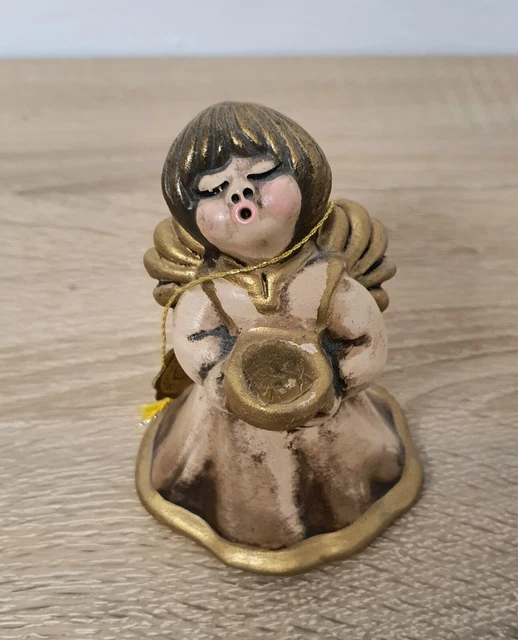 THUN KERAMIK ENGEL Bozener Weihnachtsengel Kerzenhalter Christmas Angel ...